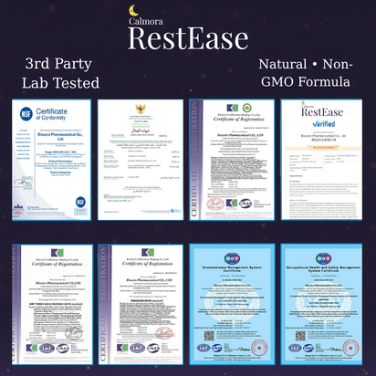 Calmora RestEase™ – Natural Sleep Harmony Gummies™